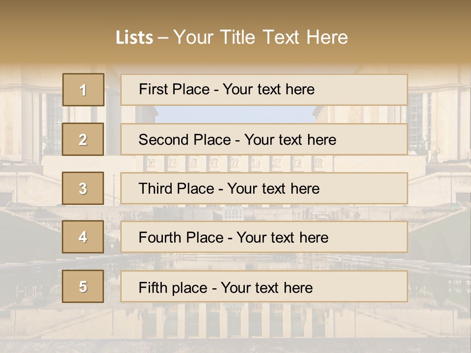 Trail Threedimensional Shape Lanes PowerPoint Template