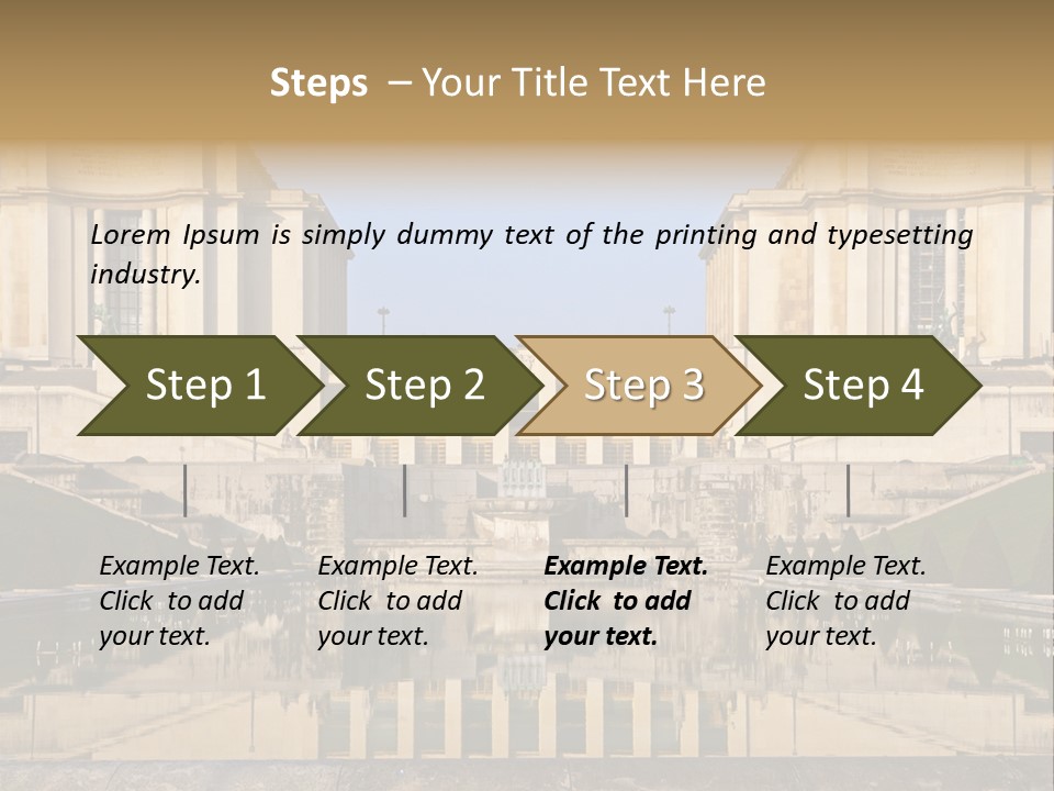 Trail Threedimensional Shape Lanes PowerPoint Template