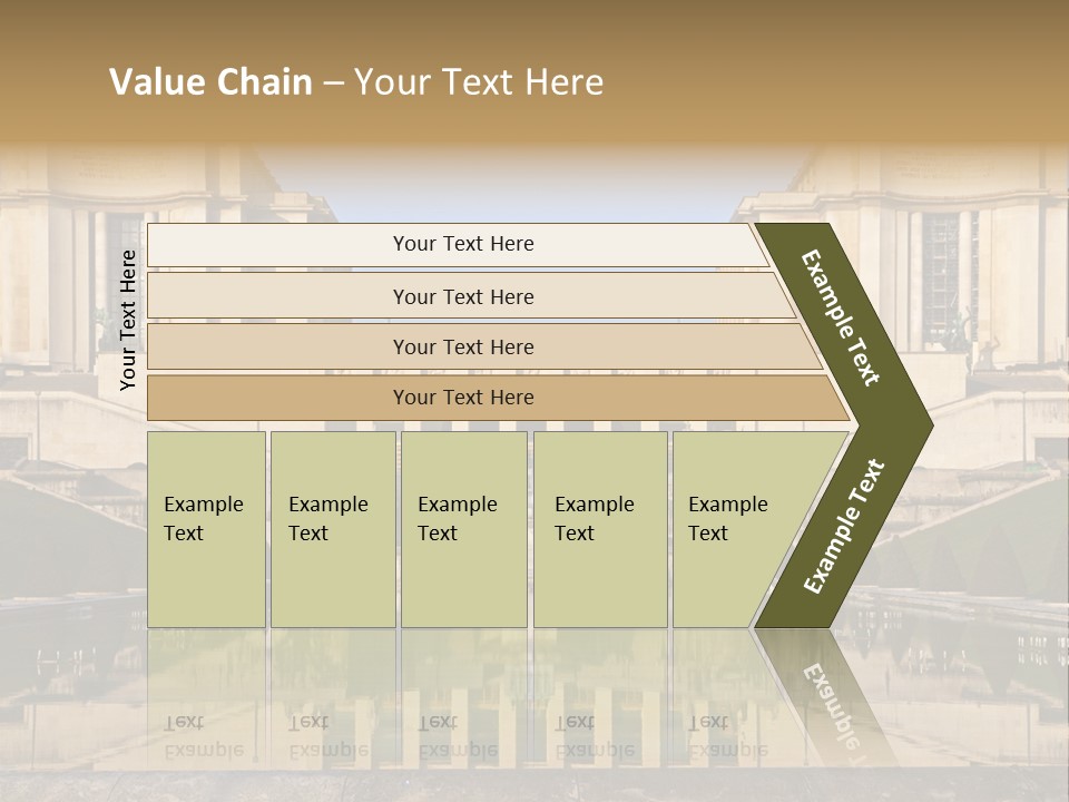 Trail Threedimensional Shape Lanes PowerPoint Template