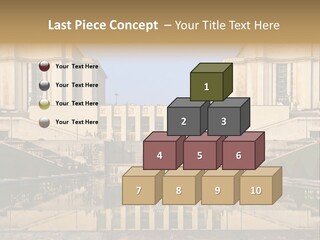 Trail Threedimensional Shape Lanes PowerPoint Template