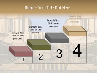 Trail Threedimensional Shape Lanes PowerPoint Template
