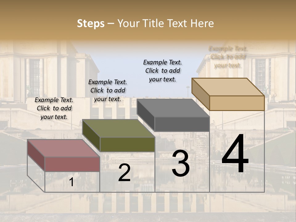 Trail Threedimensional Shape Lanes PowerPoint Template