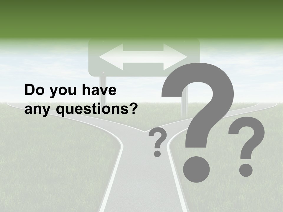 Trail Threedimensional Shape Lanes PowerPoint Template