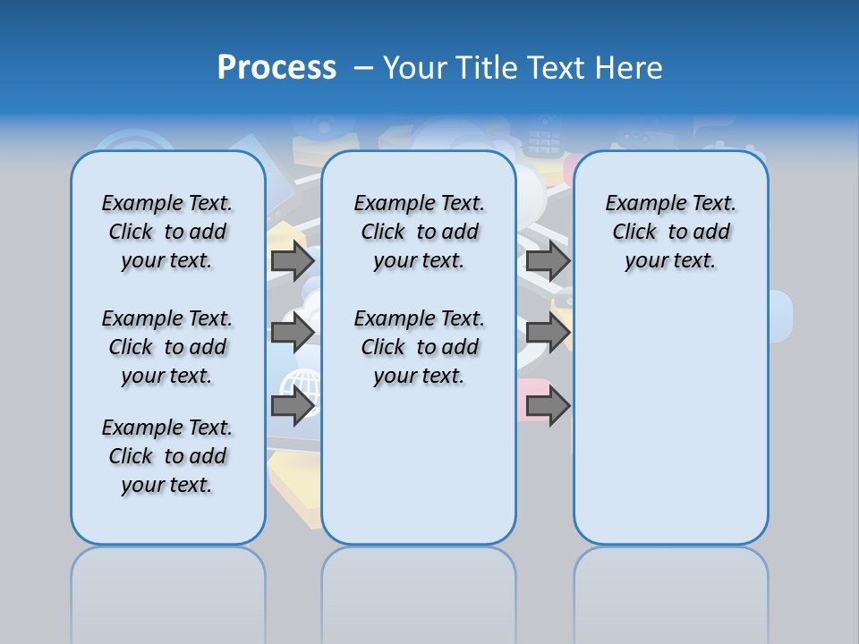Connection Design Element Speech Bubble PowerPoint Template