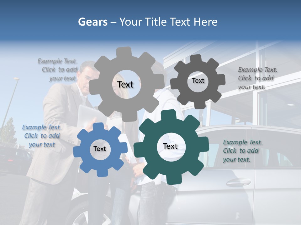 Automobile Android Pda PowerPoint Template