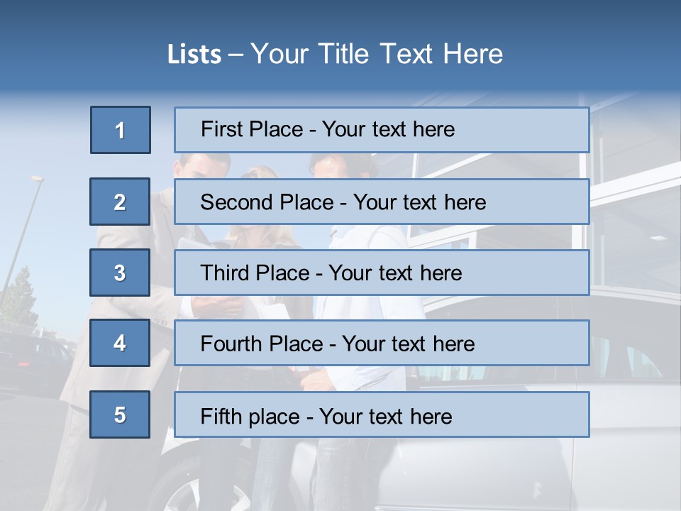 Automobile Android Pda PowerPoint Template