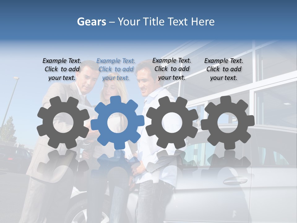 Automobile Android Pda PowerPoint Template