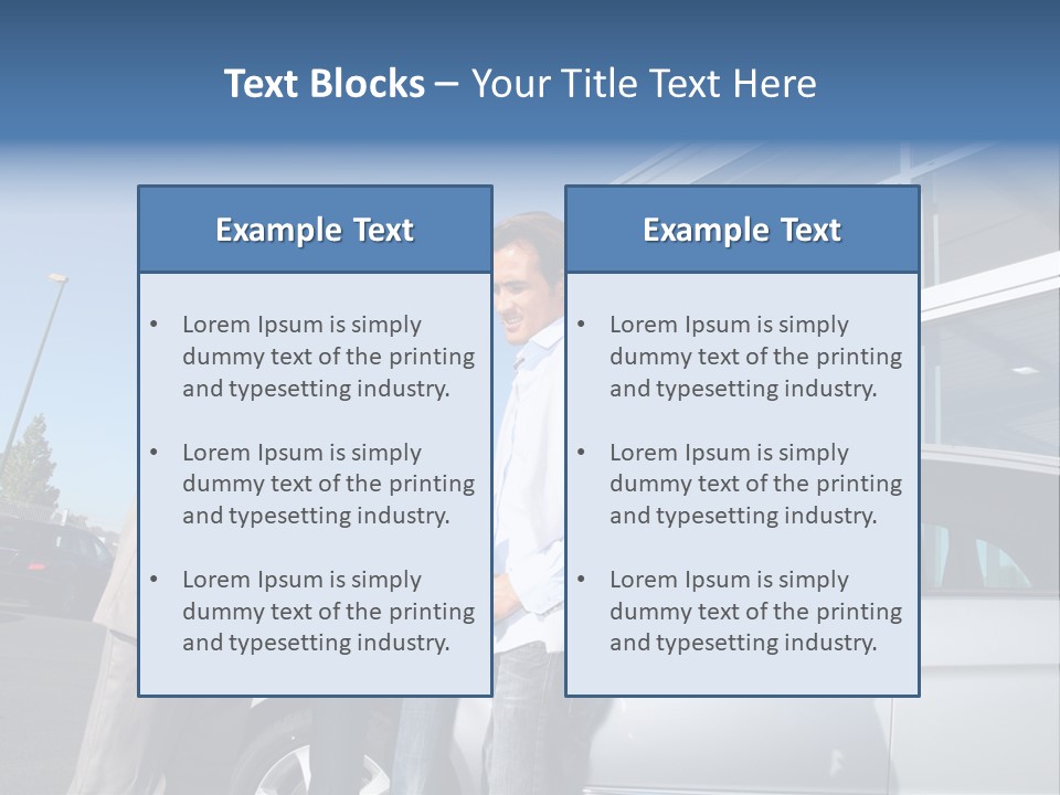 Automobile Android Pda PowerPoint Template