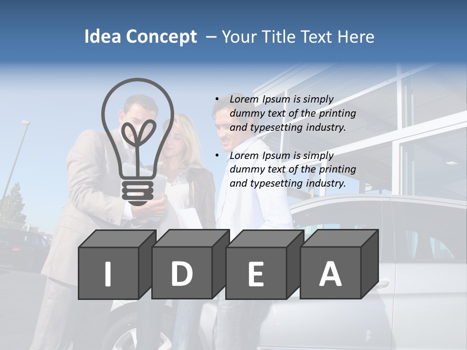Automobile Android Pda PowerPoint Template