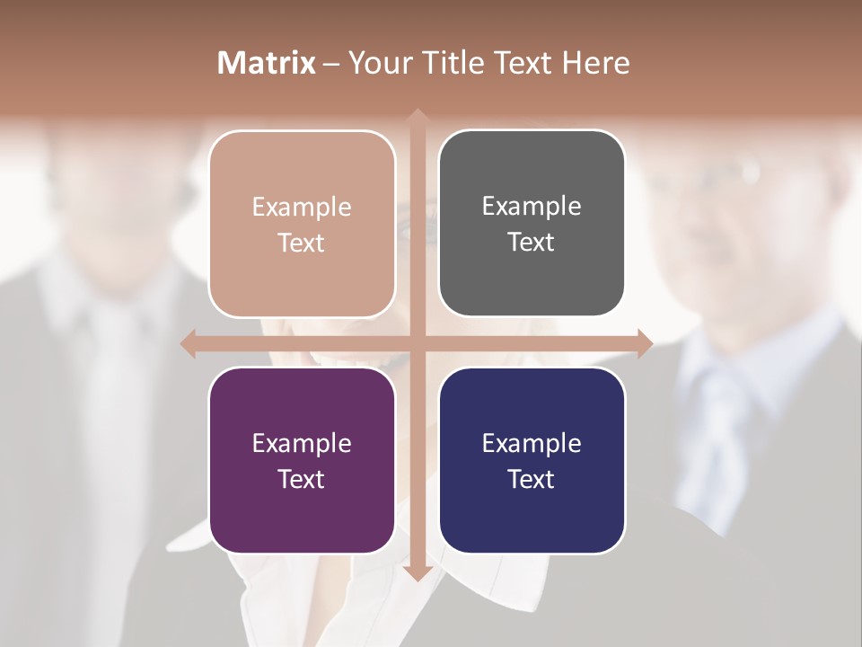 Contemporary Businesspeople Businessteam PowerPoint Template