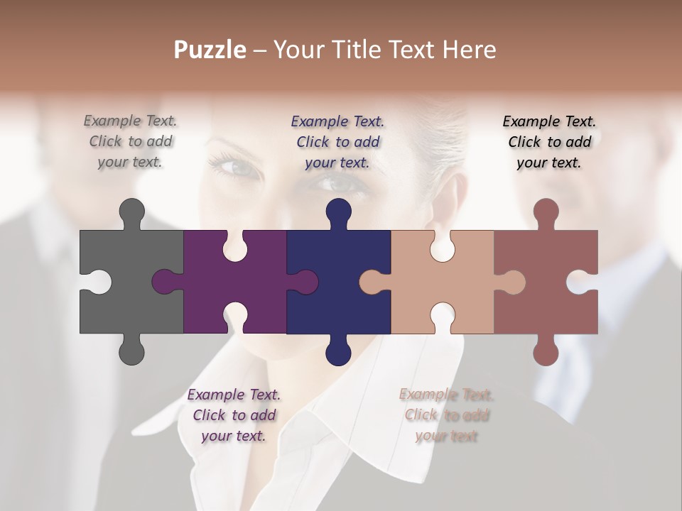 Contemporary Businesspeople Businessteam PowerPoint Template