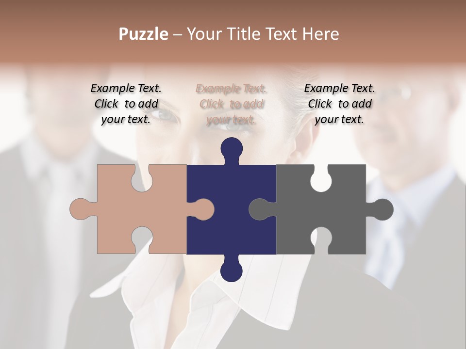 Contemporary Businesspeople Businessteam PowerPoint Template