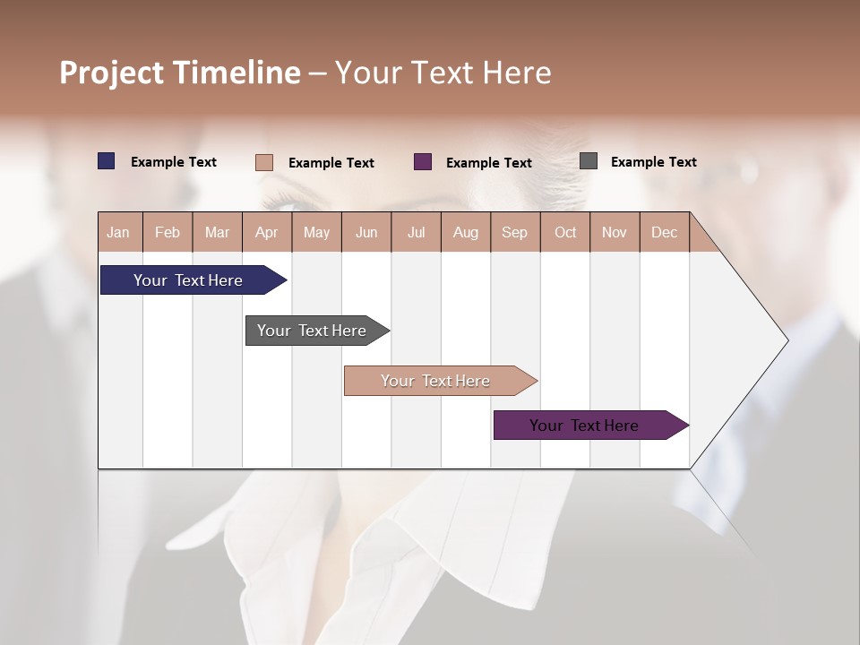 Contemporary Businesspeople Businessteam PowerPoint Template