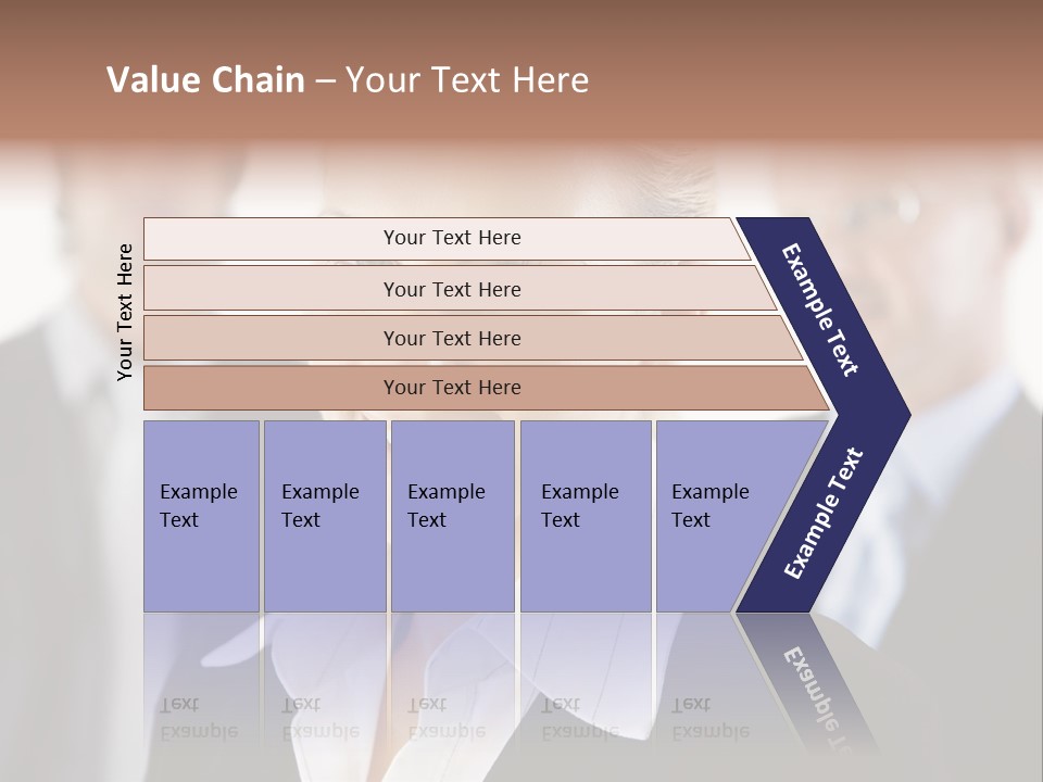 Contemporary Businesspeople Businessteam PowerPoint Template