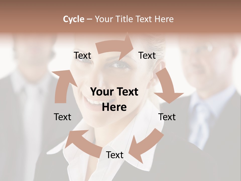 Contemporary Businesspeople Businessteam PowerPoint Template