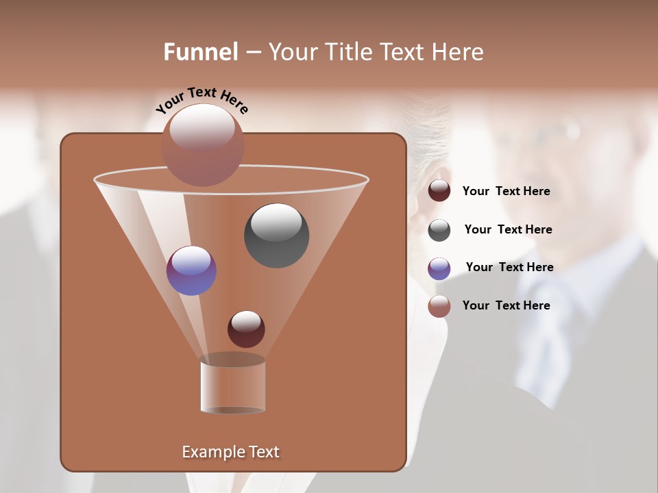 Contemporary Businesspeople Businessteam PowerPoint Template