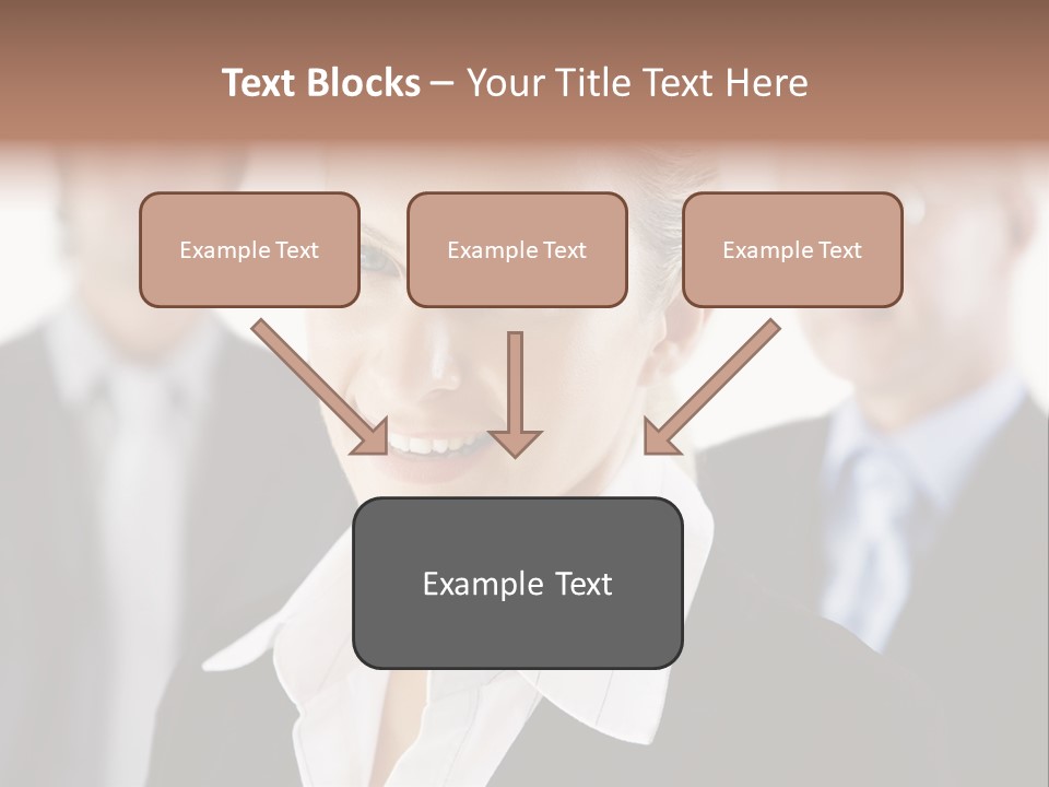 Contemporary Businesspeople Businessteam PowerPoint Template