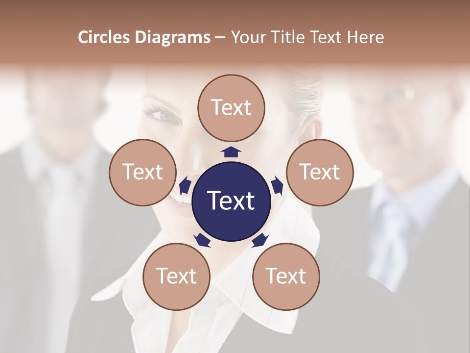 Contemporary Businesspeople Businessteam PowerPoint Template