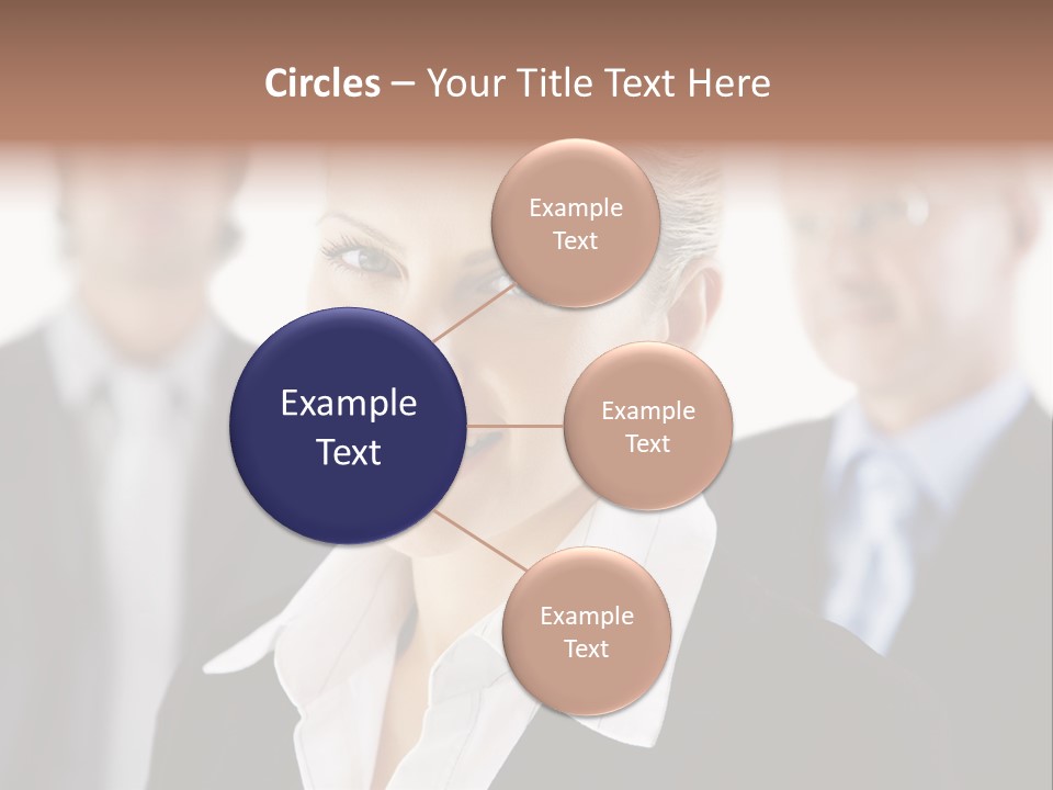 Contemporary Businesspeople Businessteam PowerPoint Template