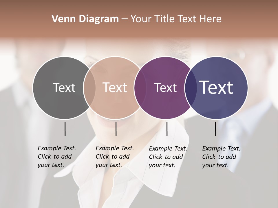 Contemporary Businesspeople Businessteam PowerPoint Template