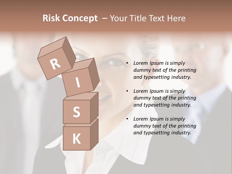 Contemporary Businesspeople Businessteam PowerPoint Template