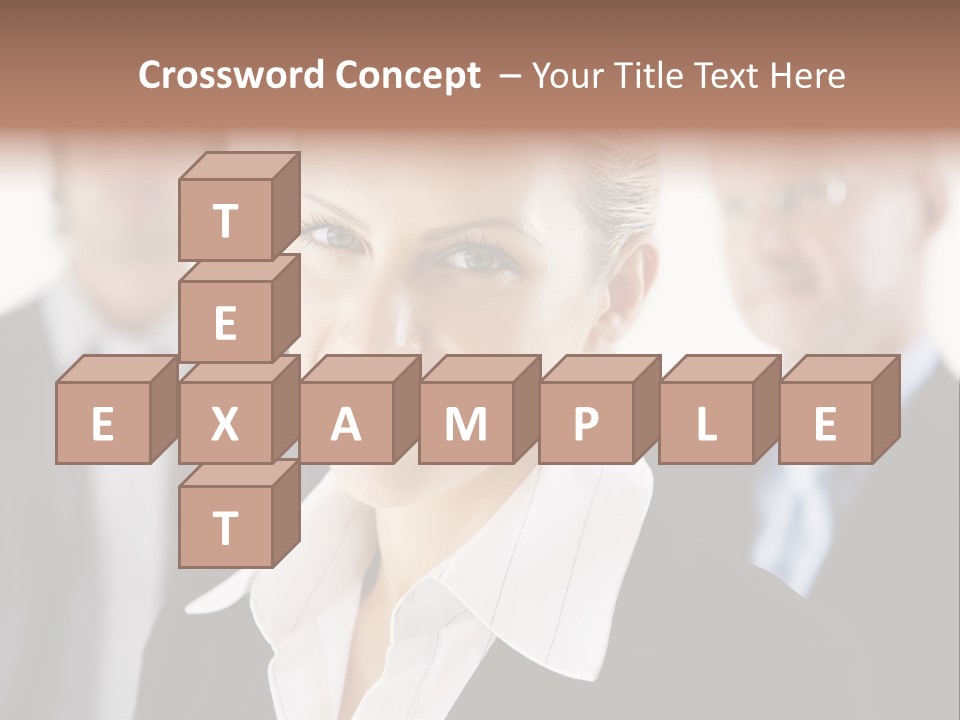 Contemporary Businesspeople Businessteam PowerPoint Template