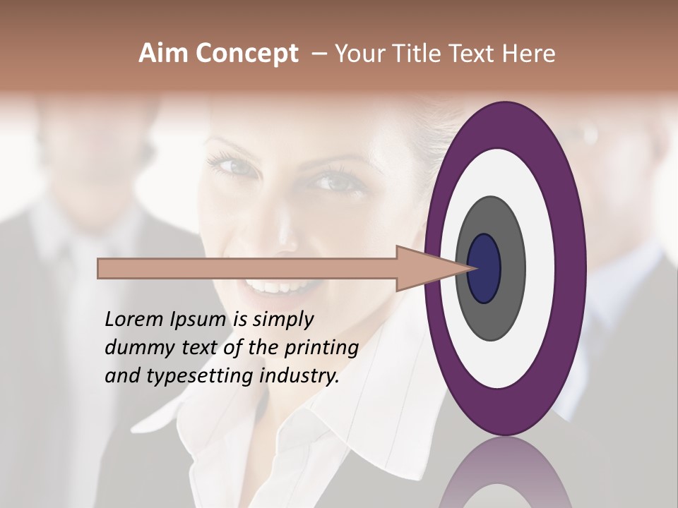 Contemporary Businesspeople Businessteam PowerPoint Template