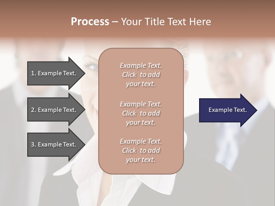 Contemporary Businesspeople Businessteam PowerPoint Template