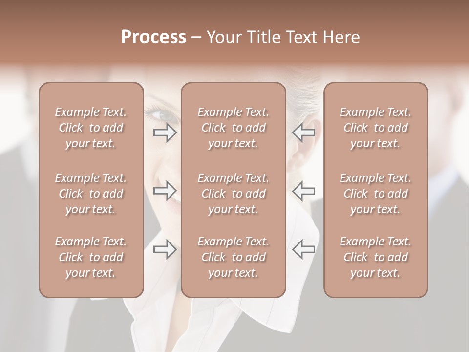 Contemporary Businesspeople Businessteam PowerPoint Template