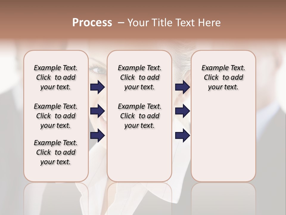 Contemporary Businesspeople Businessteam PowerPoint Template