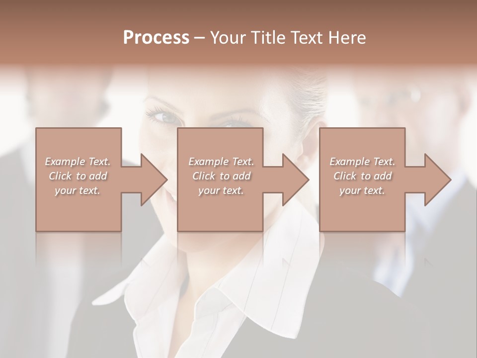 Contemporary Businesspeople Businessteam PowerPoint Template