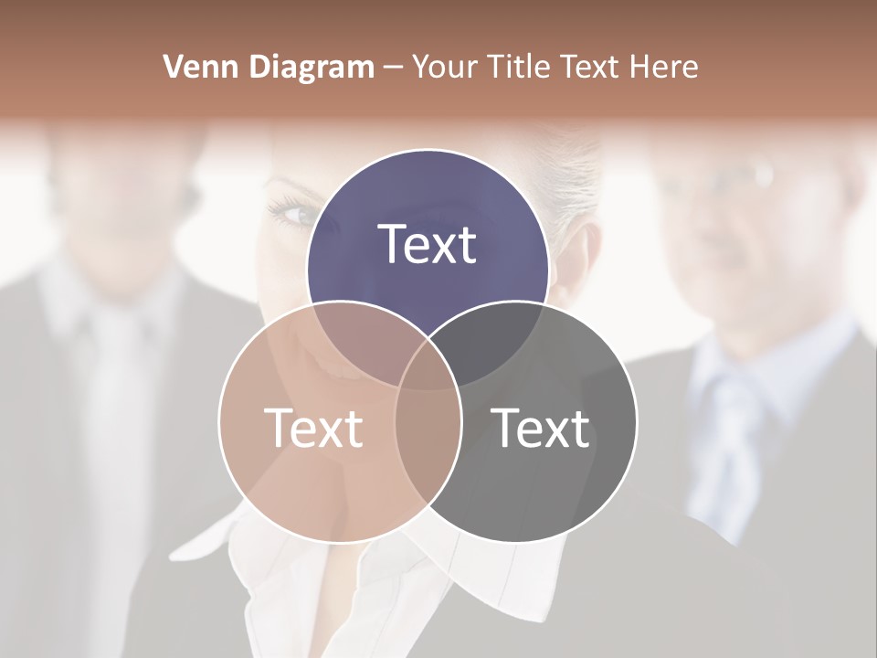 Contemporary Businesspeople Businessteam PowerPoint Template