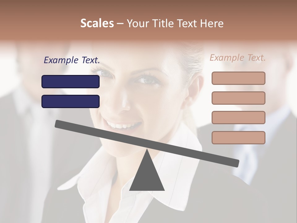 Contemporary Businesspeople Businessteam PowerPoint Template