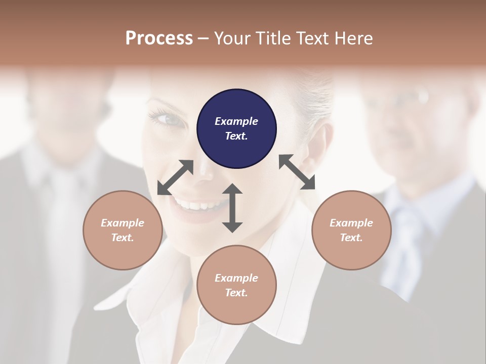 Contemporary Businesspeople Businessteam PowerPoint Template