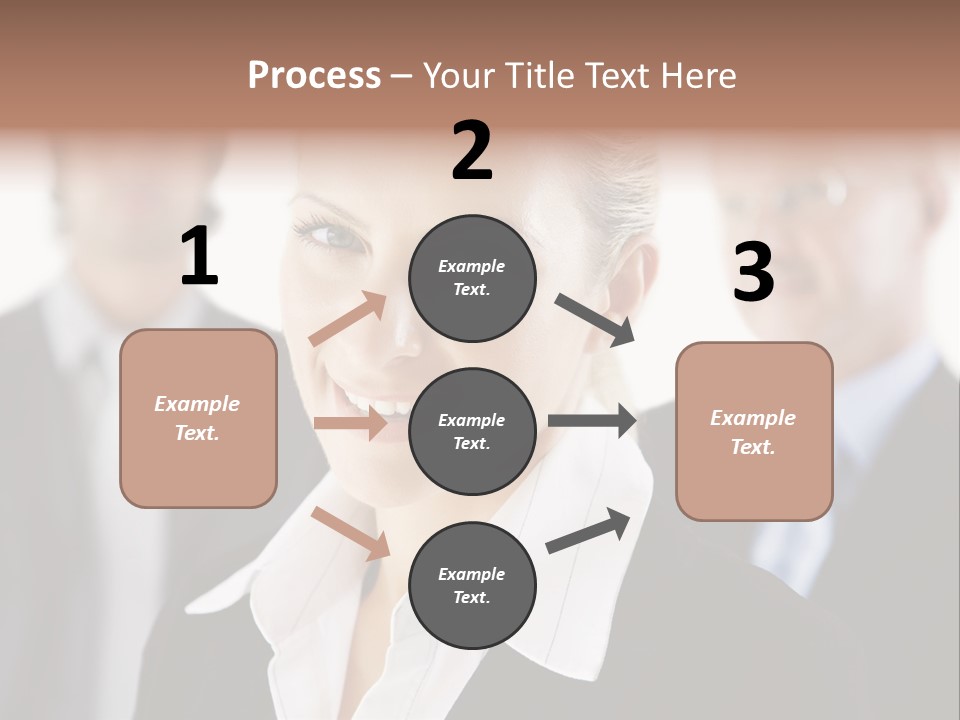 Contemporary Businesspeople Businessteam PowerPoint Template
