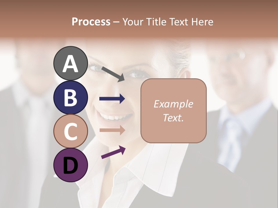 Contemporary Businesspeople Businessteam PowerPoint Template