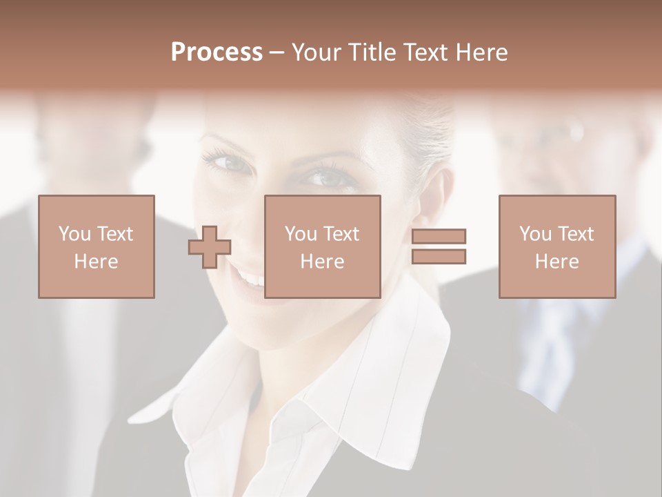Contemporary Businesspeople Businessteam PowerPoint Template