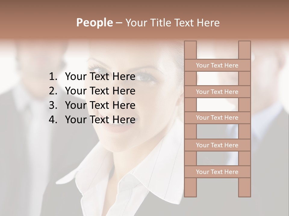 Contemporary Businesspeople Businessteam PowerPoint Template