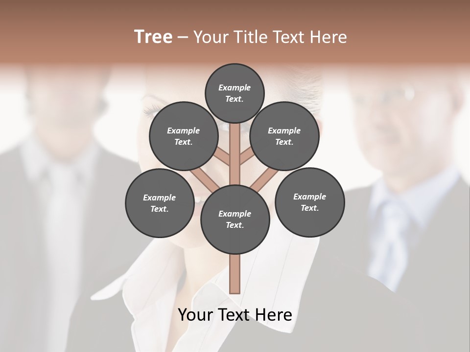 Contemporary Businesspeople Businessteam PowerPoint Template