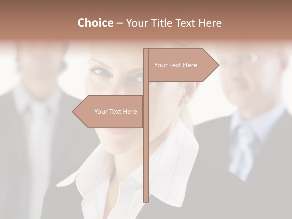 Contemporary Businesspeople Businessteam PowerPoint Template