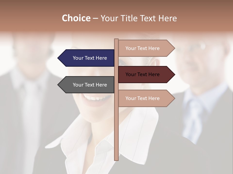 Contemporary Businesspeople Businessteam PowerPoint Template