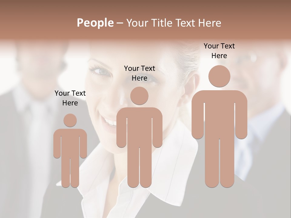 Contemporary Businesspeople Businessteam PowerPoint Template