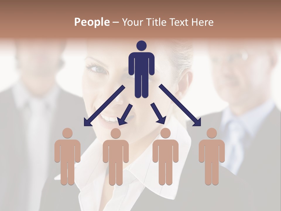 Contemporary Businesspeople Businessteam PowerPoint Template
