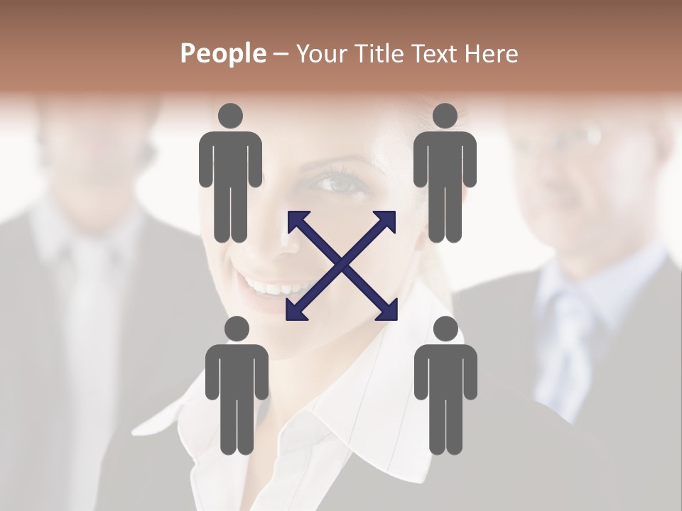 Contemporary Businesspeople Businessteam PowerPoint Template