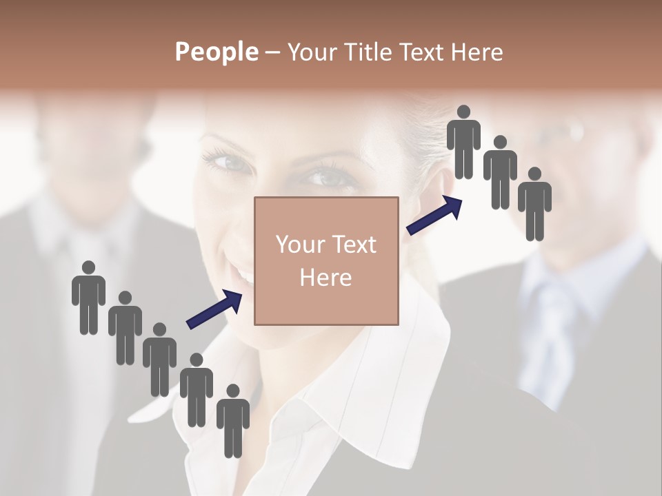 Contemporary Businesspeople Businessteam PowerPoint Template