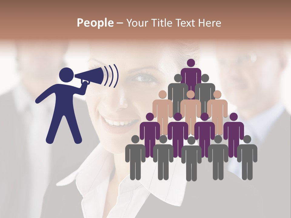 Contemporary Businesspeople Businessteam PowerPoint Template