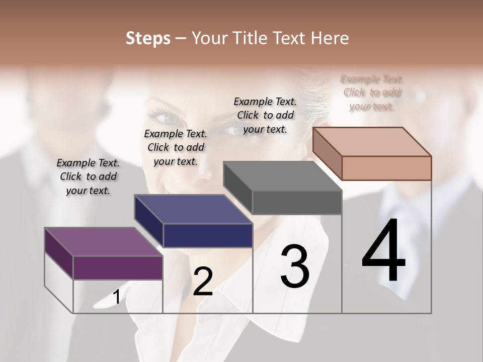 Contemporary Businesspeople Businessteam PowerPoint Template