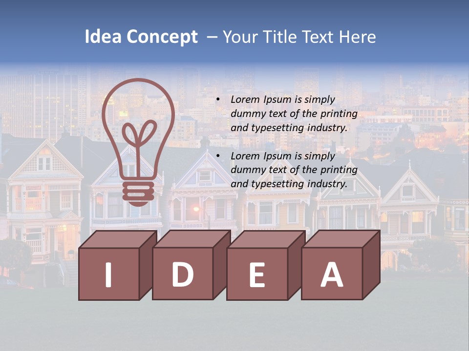 Usa Flora Popular PowerPoint Template