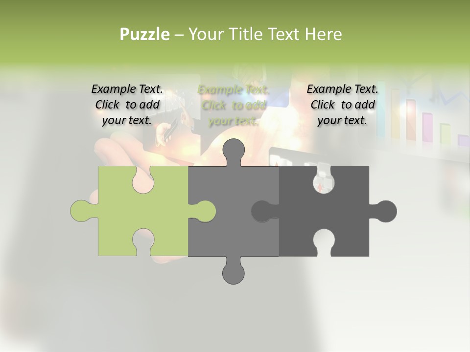 Glowing Man Start PowerPoint Template