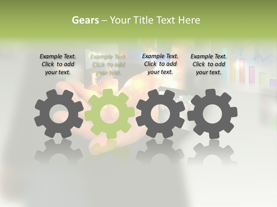 Glowing Man Start PowerPoint Template